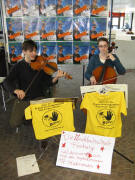 Eva und Matthias von der Musikhochschule spielen Beethoven am 24.1.2008 - gute Musik, gut gespielt! 