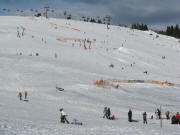 Blick nach Norden �ber den Seebuck-Skihang am 11.1.2008
