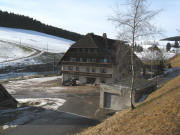 Blick �ber den Wehrleshof nach Westen ins Linachtal am 8.1.2008