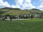 Blick vom Bernauer Friedhof nach Norden am 23.7.2008