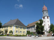 Kirchplatz H�chenschwand am 25.7.2008