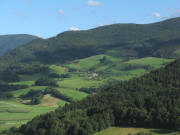 Tele-Blick von der Immi ob Dietenbach nach S�dosten  zu V�rlinsbach am 3.8.2008