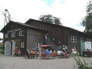 Blick nach S�dosten zu Stiorchennest und Storchenschule am 3.8.2008