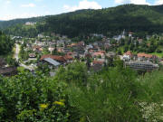 Blick nach S�den �ber Todtmoos am 23.7.2008