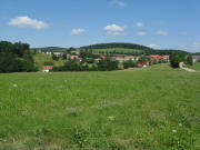Blick nach Norden auf Wolperdingen am 25.7.2008