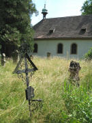 Alter Friedhof am 22.6.2008 bei 30 Grad Mittagshitze