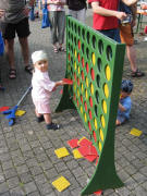 "Vier gewinnt" - Mia wird in 17 Jahren studieren und trainiert schon jetzt beim PH-Sommerfest am 23.6.2008