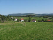 Blick nach Nordwesten über Grünwald nach Kappel (rechts) und Saig (links) am 14.5.2008