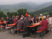 Abends um  21.30 Uhr auf der Immi am 22.12.2008 - Hock mit Panoramablick