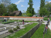 Blick nach Nordwesten am Kr�utergarten beim M�nster am 4.5.2008