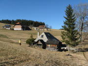 Blick nach Norden �ber die M�hle zum Doldenhof am 24.2.2008