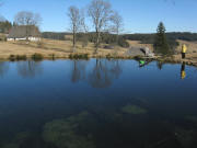 Blick nach Nordosten �ber die Doldenhofm�hle zum Josenhof am 24.2.2008