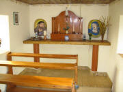 Gallihofkapelle am 15.3.2008: Um 1470 erstmals erbaut, 2006 renoviert, dem hl. Josef und hl. Pantaleon geweiht