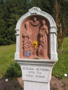 Bildst�ckle auf Gemarkung H�usern, mit den Schutzheiligen des einst m�chtigen,