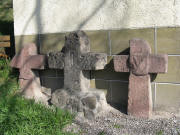 Drei Sühnekreuze von 1707 in Kiechlinsbergen