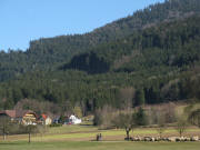 Blick nach Osten zum Sonnenbauernhof am 24.2.2008