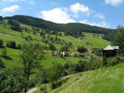 Blick nach Nordwesten hoch zum R�ttewald ob Aftersteg am 24.8.2008