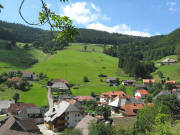Blick nach Nordwesten �ber Aftersteg zum Skilift am 24.8.2008