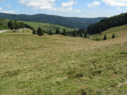 Blick nach Osten �ber den Wei�enbachsattel nach Todtmoos am 24.8.2008