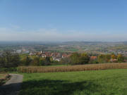 Blick nach Nordwesten auf �tlingen am 18.10.2008