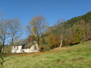 Blick nach Nordwesten zur Oswald-Kapelle im H�llental am 25.10.2008