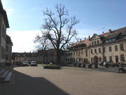 Blick nach S�den im Klosterhof St.Peter am 19.10.2008