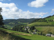 Blick nach S�dwesten �ber Todtnauberg gen Muggenbrunn am 24.8.2008