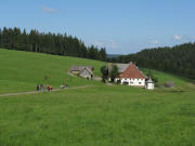 Blick nach Nordosten zum Fernhof am 13.8.2008