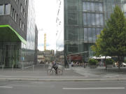 Heidelberg seelenlos am 25.9.2008 - Blick nach Osten Print Media Center r(echts) - Wohnneubau links