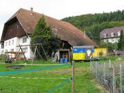 Blick nach Norden zum Laubishof in Burg am Wald am 3.10.2008 