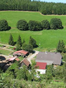Blick nach Norden über den Schwendehof am 9.9.2008