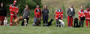 Training der DRK-Rettungshundestaffeln Freiburg und Hochschwarzwald