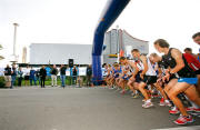 Start zum TREA Energie Lauf in Eschbac