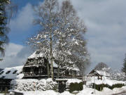 Blick nach Nordosten zum Haus Alpersbacherstrasse 20 in Hinterzarten am 10.3.2009