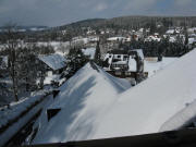 Blick nach Norden zu Schule und Internat Birklehof am 10.3.2009