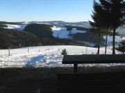 Blick nach S�den �ber die 1000-m-Bank zum Feldberg am 11.1.2009