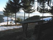 Blick nach S�dwesten �ber die 1000-m-Bank zum Dreisamtal am 11.1.2009