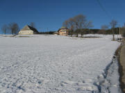 Blick nach Norden hoch zum Doldenhof am 11.1.2009