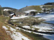 Blick nach Nordosten �ber den Ibenbach zum Gerngro�hof am 22.1.2009 - B�ume gef�llt