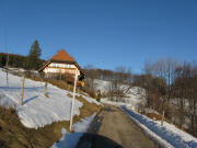 Blick nach Norden zum Heideneckh�fle am 11.1.2009