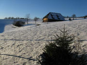 Blick von 1000m-Bank nach Westen zum Jockenh�usle am 11.1.2009 - Sp�tnachmittagssonne