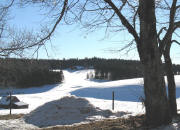 Blick vom Plattenhof nach S�den zum Jockenhof am 12.1.2009