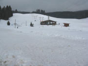 Blick nach Norden zum Skilift Wasen in Richtung St�benwasen am 21.1.2009