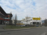 Blick nach Westen zur PH Freiburg am 28.1.2009 - Aufruf zum Boykott genehmigt?