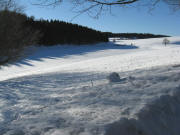 Blick nach Westen �ber den Plattensee zum Gschwinghof am 12.1.2009