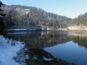 Blick nach Norden �ber den Schwarzabrucksee am 10.1.2009