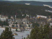 Blick nach Norden ins Seebachtal zum Gasthaus Heitzmannshof am 9.1.2009