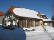 Blick nach Norden zum B�rgerhaus in Staufen am 9.1.2009 