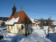 Blick nach Norden zur Herz-Jesu-Kapelle in Staufen am 9.1.2009