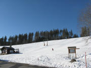 Blick nach S�dwesten zum Kinderlift am 30.1.2009 